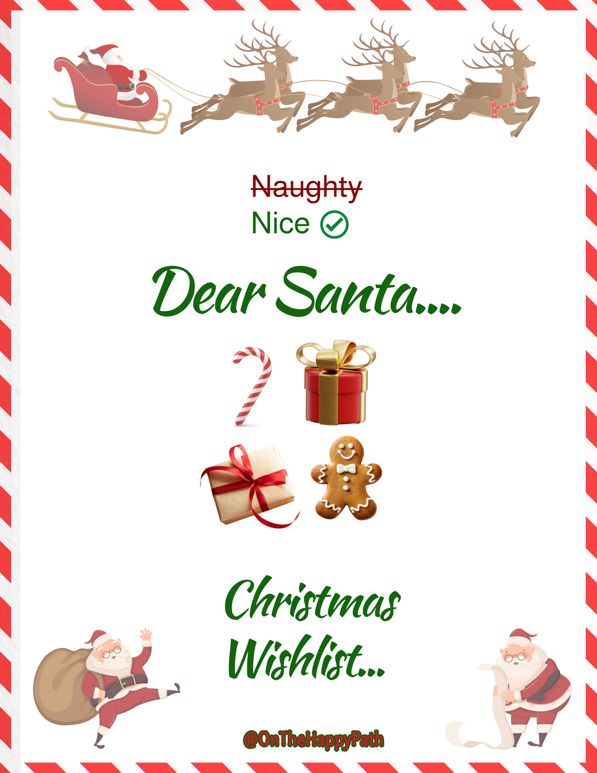Holiday Digital Product Printables